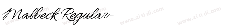Malbeck Regular字体转换 Malbeck Regular字体转换